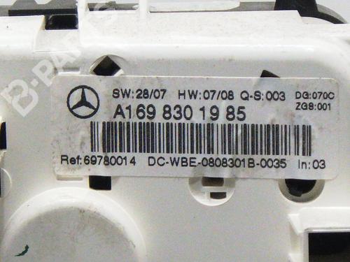 Climate control MERCEDES-BENZ A-CLASS (W169) A 150 (169.031, 169.331) | BP7658011I5 