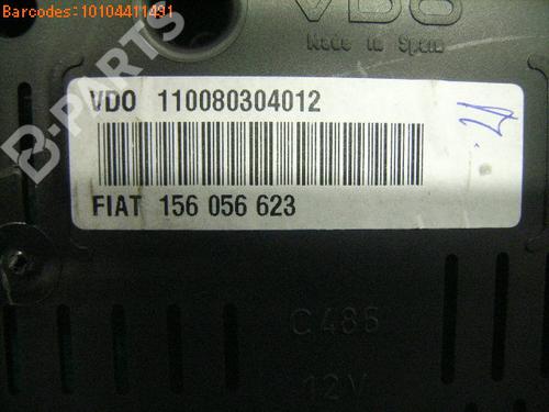 Instrument cluster ALFA ROMEO 147 (937_) 2.0 16V T.SPARK (937.AXA1, 937.AXC1, 937.BXC1) | BP994073C47 