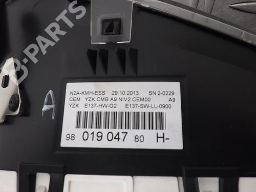 Instrument cluster PEUGEOT 208 I (CA_, CC_) 1.2 VTI 82 | BP4913155C47 
