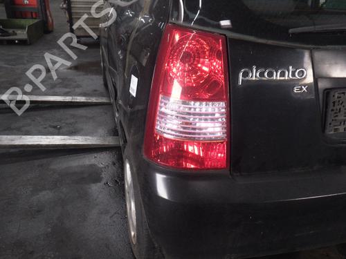 Used Left taillight KIA PICANTO I (SA) 1.1 (65 hp) 27168027