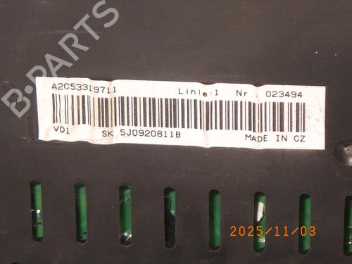 Instrument cluster SKODA FABIA II (542) 1.2 | BP30090537C47