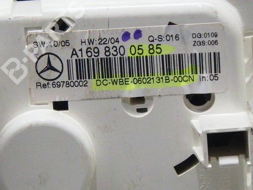 Climate control MERCEDES-BENZ A-CLASS (W169) A 150 (169.031, 169.331) | BP10297217I5 