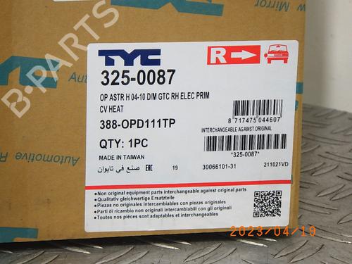 Bakspejl Højre OPEL ASTRA H GTC (A04) 1.4 (L08) | BP12583822C27 