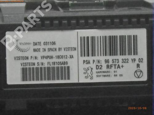 Climate control PEUGEOT 407 (6D_) 2.2 HDi 170 (6D4HTH) | BP997981I5 