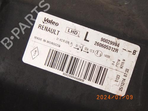 Left headlight DACIA SANDERO II TCe 90 (B8M1, B8MA, B8AC) | BP18843959C28 