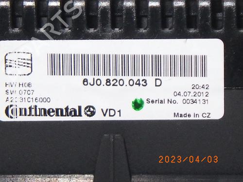 Climate control SEAT IBIZA IV (6J5, 6P1) 1.4 | BP12257743I5 