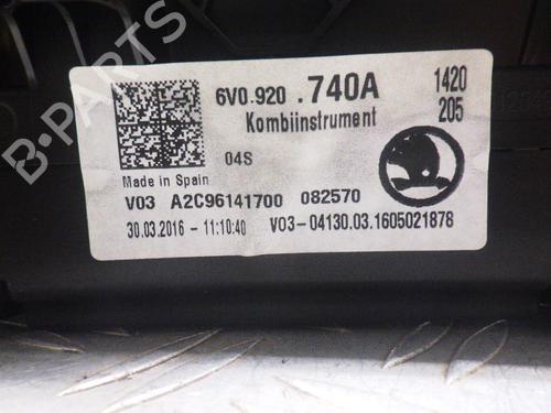 Instrument cluster SKODA FABIA III (NJ3) 1.2 TSI | BP23043378C47 