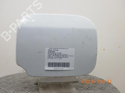 Używane Klapa wlewu paliwa DACIA SANDERO II TCe 90 (B8M1, B8MA, B8AC) (90 hp) 15084834