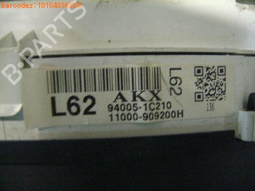 instrument-cluster-hyundai-getz-tb-11-11000-909200h-94005-1c210-2001-2002-2003-2004-2005-2006-2007-2008-2009-2010-2011-992113 main image