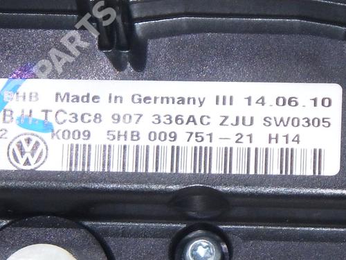 Climate control VW GOLF VI (5K1) 1.4 TSI | BP7864752I5 