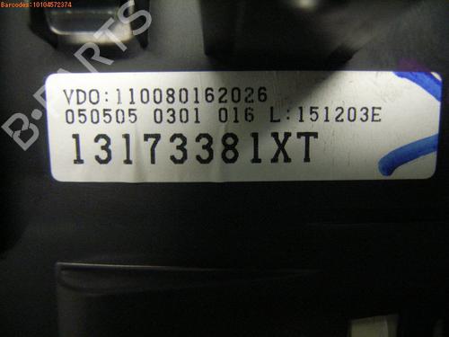 Used Instrument cluster OPEL MERIVA A MPV (X03) 1.7 CDTI (E75) (100 hp) 970900