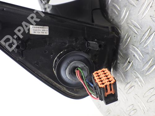 Right mirror PEUGEOT 206+ (2L_, 2M_) 1.4 i (2LKFWA, 2MKFWA) | BP5039911C27 