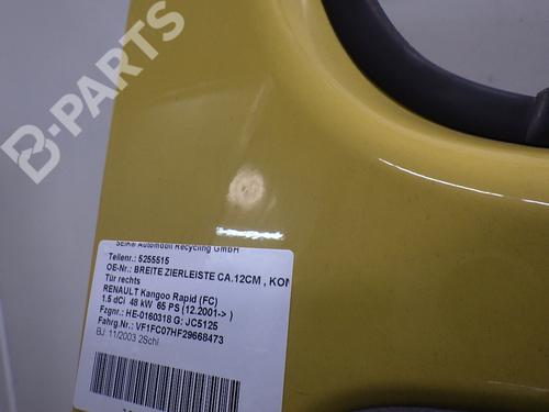Right front door RENAULT KANGOO Express (FC0/1_) 1.5 dCi (FC07, FC1R) | BP5786293C3 