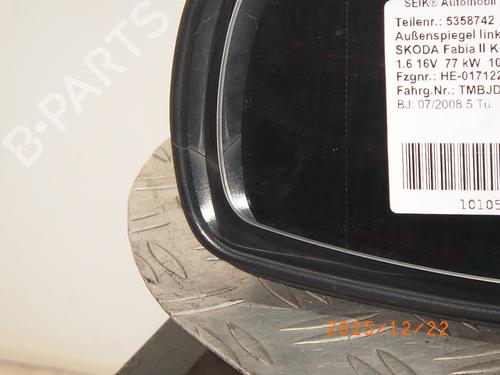 Left mirror SKODA FABIA II Combi (545) 1.6 | BP31018267C26