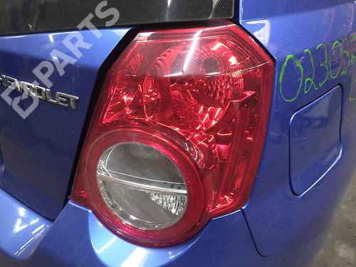 Used Right taillight CHEVROLET AVEO / KALOS Hatchback (T250, T255) 1.4 (101 hp) 5258337