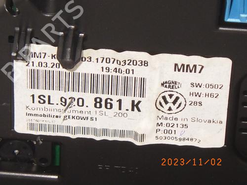 Instrument cluster SEAT Mii (KF1, KE1) 1.0 | BP15844293C47 