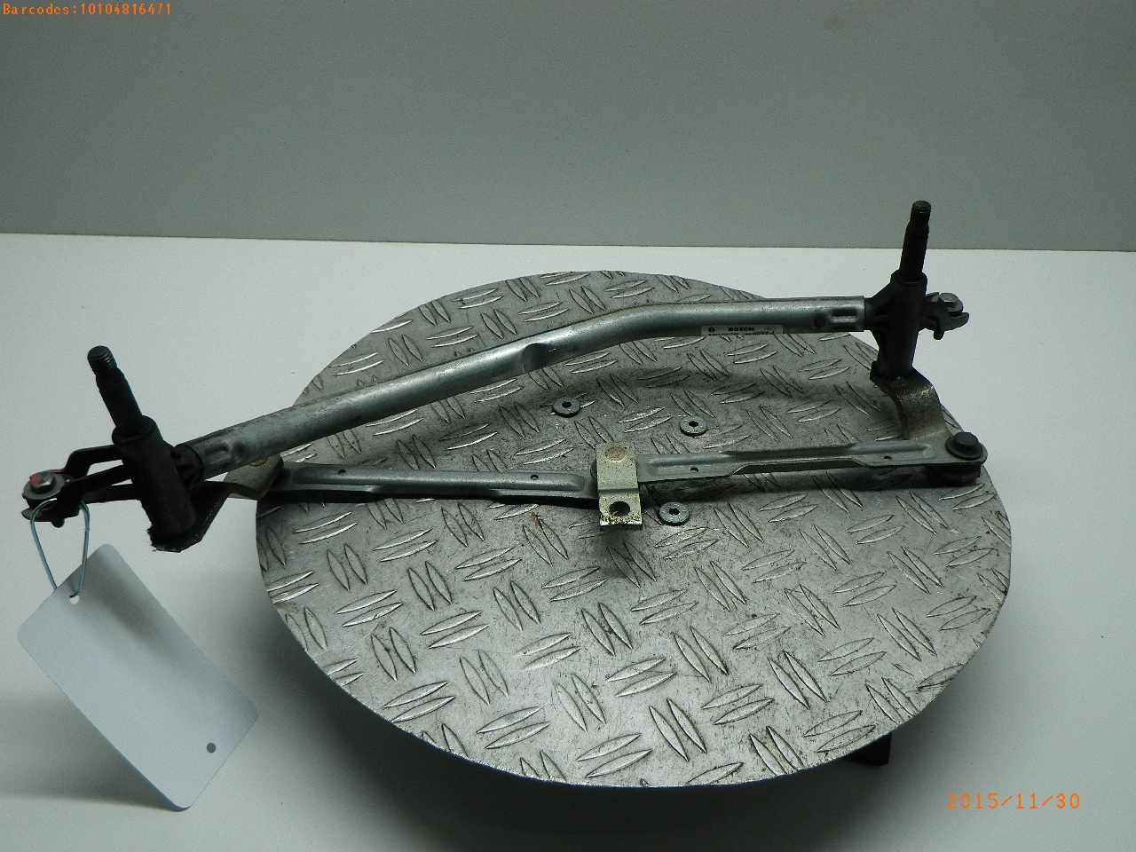 Front wipers mechanism PEUGEOT 207 SW (WK_) 1.4 980041 BParts