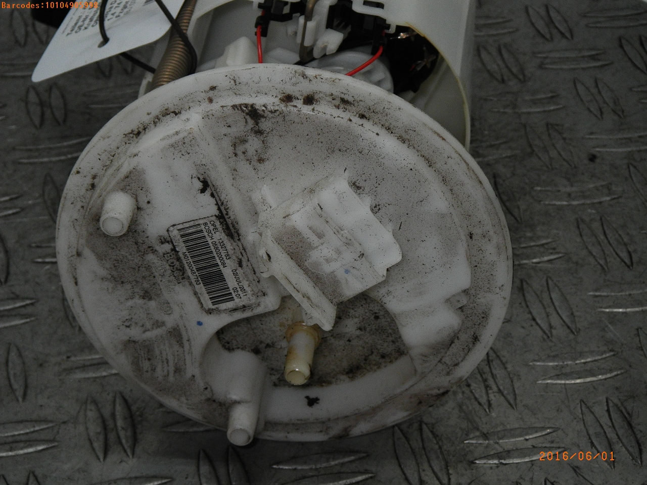 Fuel pump OPEL CORSA D (S07) 1.4 (L08, L68) OPEL 00815191 , 13327783