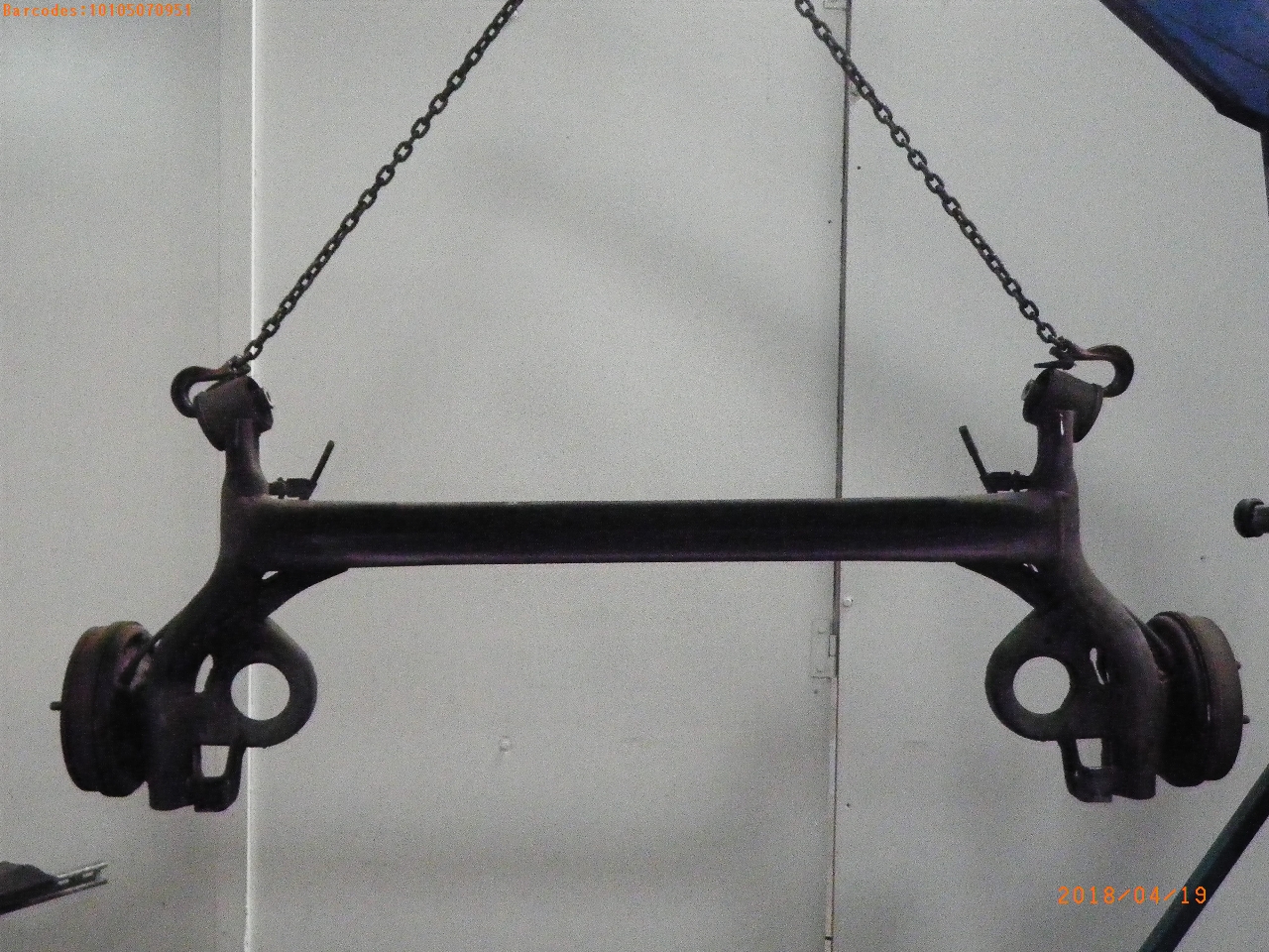 Rear axle CHEVROLET SPARK (M300) 1.0 1162877 | B-Parts
