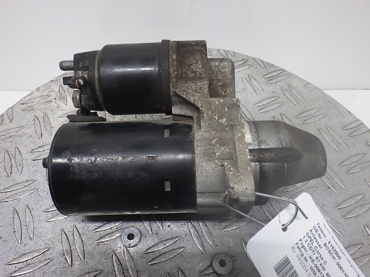Starter Anlasser NEU Opel Combo Corsa C D Astra H Meriva Tigra Agila 1,3 CDTI
