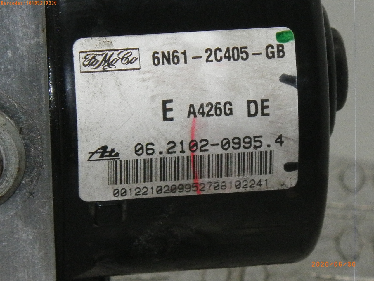 ABS pump MAZDA 3 (BK) 1.6 (BK14) MAZDA 6N612C405GB BParts