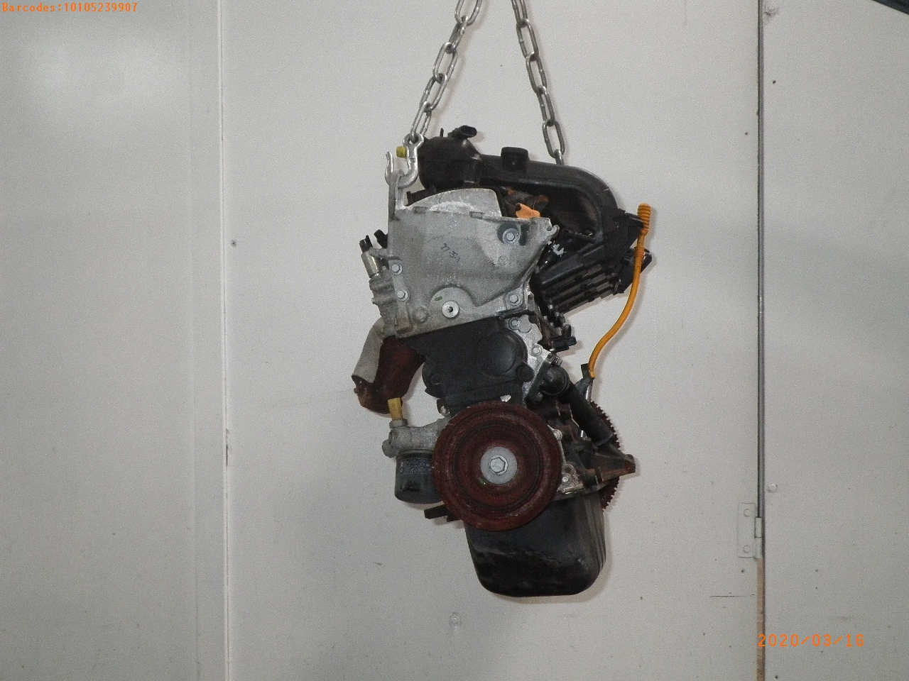 Engine RENAULT TWINGO II (CN0_) 1.2 16V (CN04, CN0A, CN0B) 5221613 | B ...