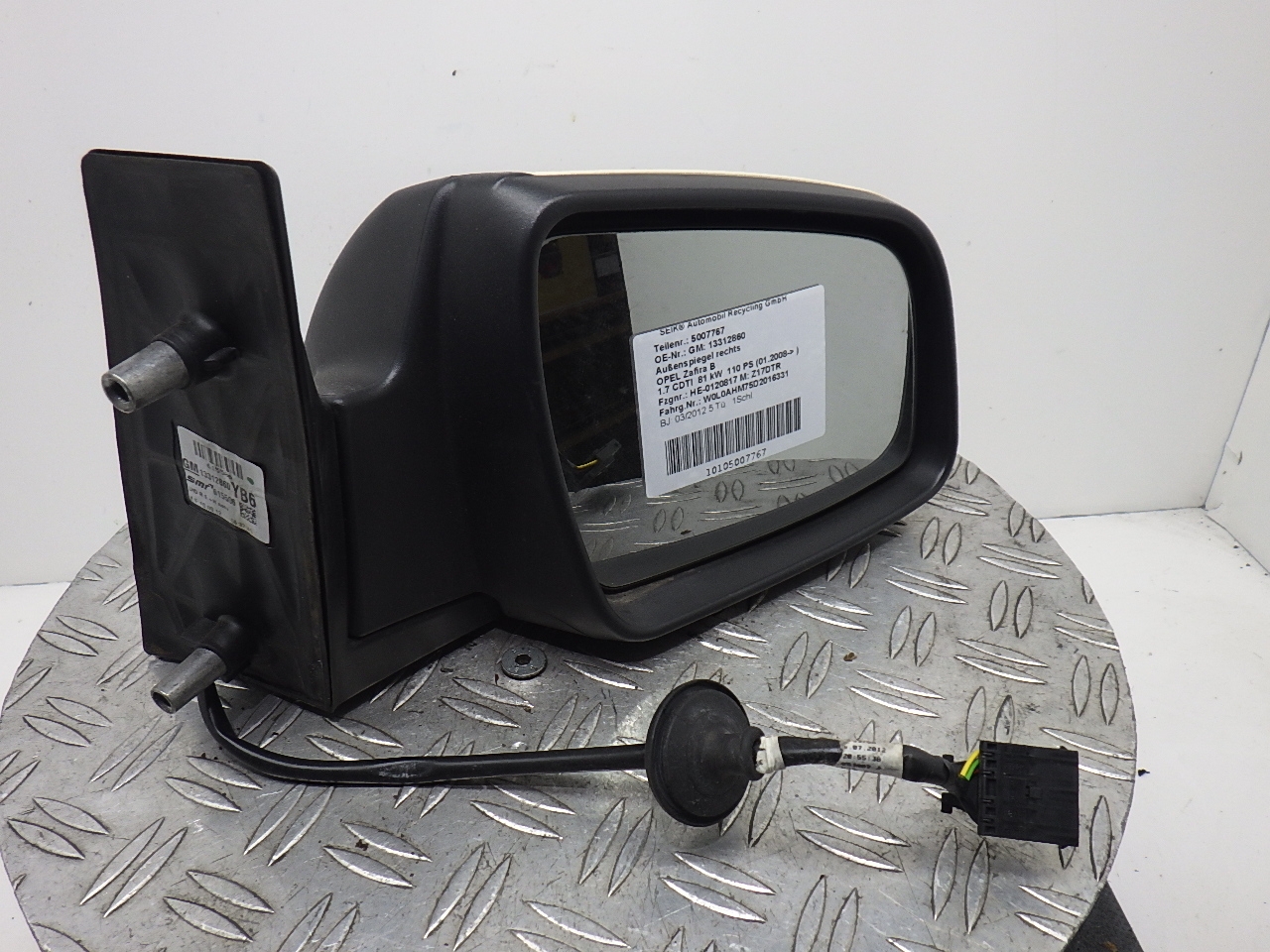 Right Mirror Opel Zafira Zafira Family B A05 1 7 Cdti M75 Gm B Parts