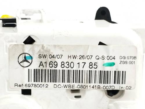 Climate control MERCEDES-BENZ A-CLASS (W169) A 200 CDI (169.008, 169.308) | BP10713493I5