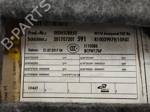 Front right panel MERCEDES-BENZ A-CLASS (W176) A 200 CDI / d (176.008) | BP11761441C59 