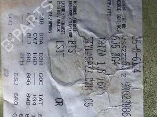Left front steering knuckle SEAT IBIZA IV (6J5, 6P1) 1.6 | BP6984168M25 