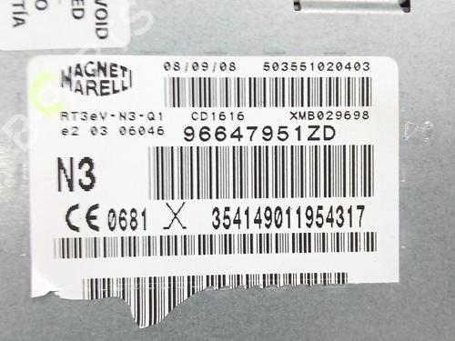 Radio CITROËN C5 III (RD_) 2.7 HDi (RDUHZJ) | BP29725148E6 