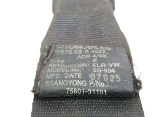 Rear left seatbelt SSANGYONG ACTYON I  | BP8727895I29 