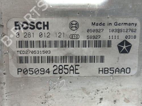 Engine control unit (ECU) CHRYSLER VOYAGER IV (RG, RS) 2.8 CRD | BP19636097M57 
