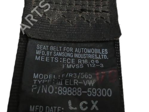 Front right seatbelt HYUNDAI H350 Van 2.5 CRDI | BP20702566I25 