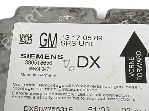 Kollisjonspute styreenhet OPEL VECTRA C (Z02) 2.2 16V (F69) | BP26571550M53 
