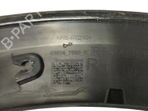 Front right wheel arch trim DACIA SANDERO II 1.0 TCe 100 (B8ML) | BP15676960C135 