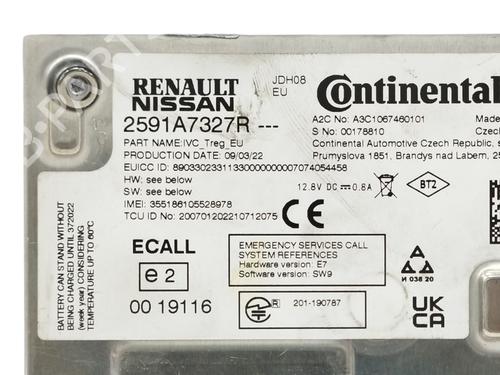 Elektronische module RENAULT EXPRESS Box Body/MPV 1.5 Blue dCi 75 (F6AA) | BP16480814M83 
