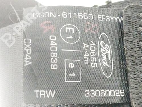 Rear right seatbelt FORD MONDEO IV (BA7) 2.0 TDCi | BP11858259I28 