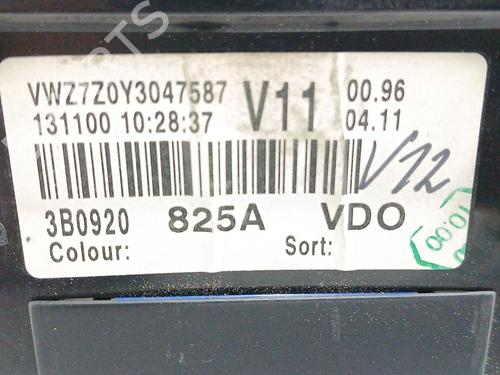 Instrument cluster VW PASSAT B5.5 (3B3) 1.9 TDI | BP28836855C47