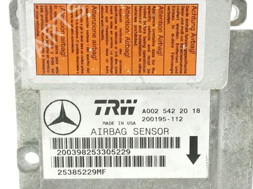 Kollisjonspute styreenhet MERCEDES-BENZ M-CLASS (W163)  | BP12428115M53
