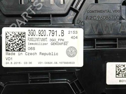 Instrument cluster VW PASSAT B8 (3G2, CB2) 1.4 TSI | BP26567336C47 