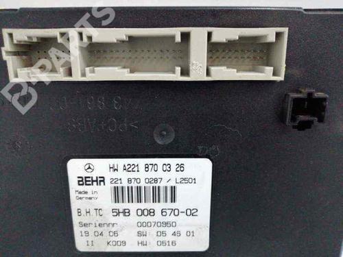 Electronic module MERCEDES-BENZ S-CLASS (W221, V221)  | BP5210762M83 
