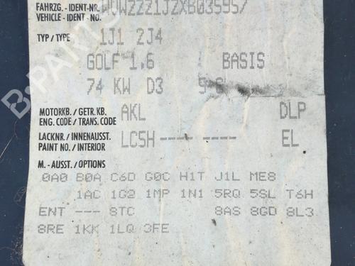 Electronic module VW GOLF IV Variant (1J5) 1.6 | BP39592378M83 - Image 18