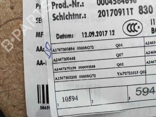 Rear right panel MERCEDES-BENZ GLA-CLASS (X156) GLA 200 CDI / d (156.908) | BP23960548C61 