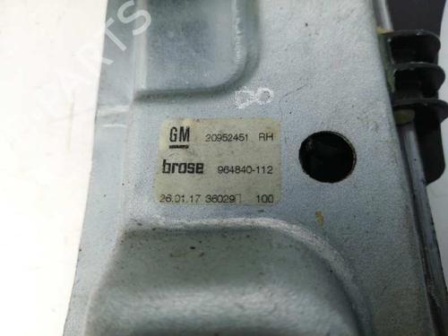 Rear right window mechanism OPEL INSIGNIA B Grand Sport (Z18) | BP8667931C25