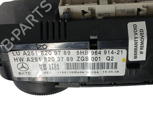 Climate control MERCEDES-BENZ R-CLASS (W251, V251)  | BP19636463I5 