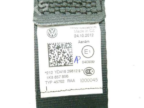 Rear right seatbelt VW SCIROCCO III (137, 138)  | BP9118320I28 