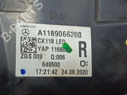 Right tailgate light MERCEDES-BENZ CLA (C118) CLA 250 e (118.386) | BP30330211C80 