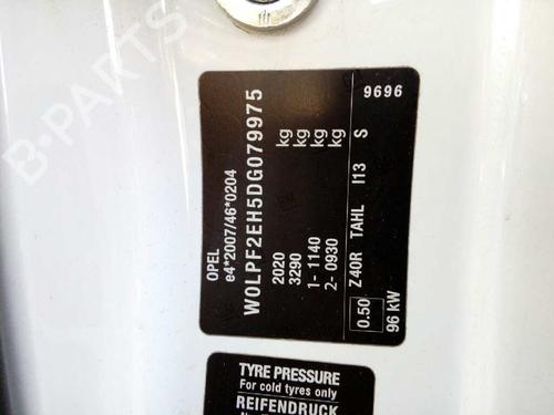 Climate control OPEL ASTRA J GTC  | BP10704161I5 