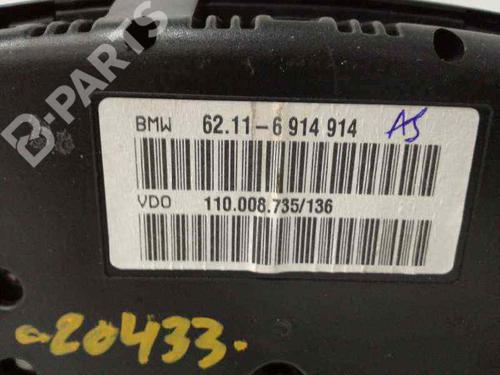 Instrument cluster RENAULT CLIO II (BB_, CB_) 1.9 D (B/CB0E, BB0J) | BP4912847C47 